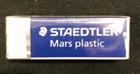 Eraser Plastic White Mars