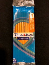Pencil Canadiana Wood Hb#2 10 Pack In Bag