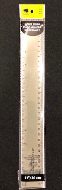 Ruler Clear Plastic 12" /  30 Cm (SKU 1011360875)