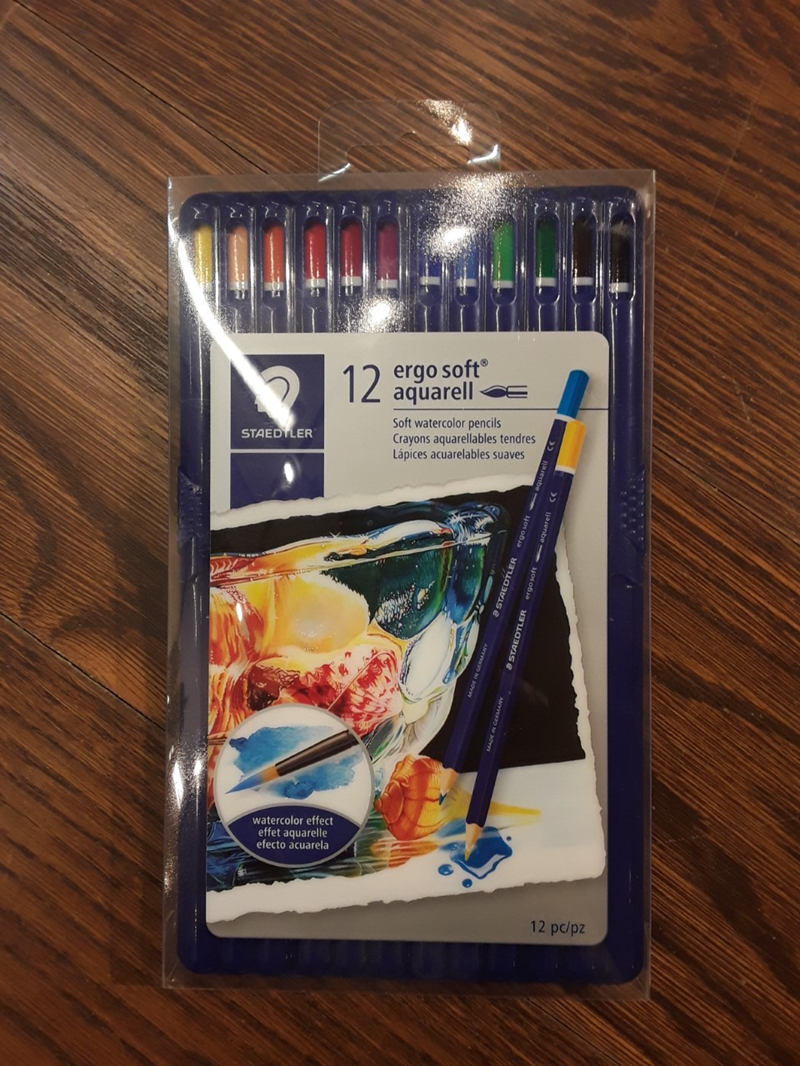 Pencils Coloured Watercolours 12 Pack (SKU 1012189476)