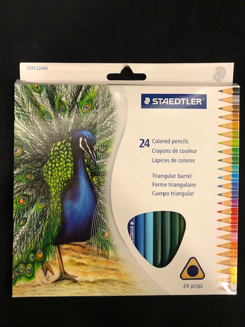 Pencils Coloured Triangular 24 Pack (SKU 1014998076)