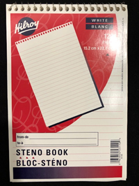 Notebook Steno Top Coil