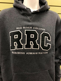 HOODIE UX BUSINESS ADMINISTRATION BLACK RRC w/ WHITE STITCHING
