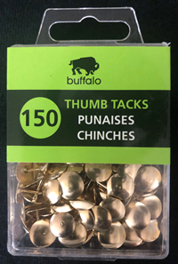 Thumb Tacks Brass 150