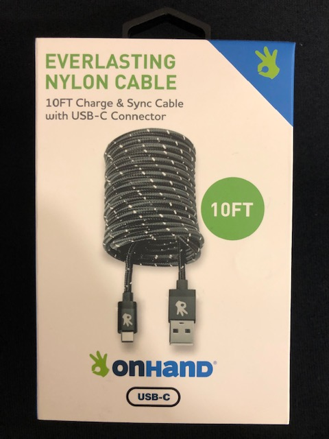Cable Type C Nylon 10 Ft Onhand (SKU 1035601289)