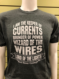 Tshirt Ux RRC Electrical Novelty - Keeper Of Currents