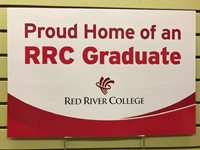 Lawn Sign Graduate RRC - Double Sided
