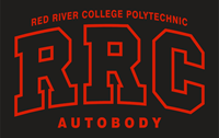 HOODIE UX AUTOBODY BLACK RRC-P w/RED STITCHING