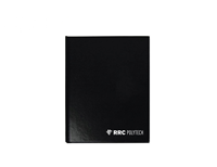 COMPOSITION BOOK IMPRINTED w/ WHITE RRC POLYTECH
