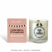 Candle Coal And Canary Cupcakes & Confetti