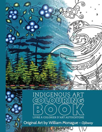Colouring Book Indigenous Artist Ojibway