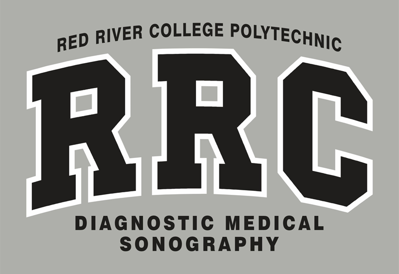 HOODIE UX DIAGNOSTIC MED SONOGRAPHY BLK RRC-P w/BLACK STITCHING