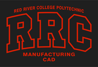 HOODIE UX MANUFACTURING CAD BLACK RRC-P w/RED STITCHING