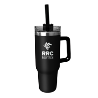 Image of TRAVEL MUG w/WHITE RRC POLYTECH LOGO -  1