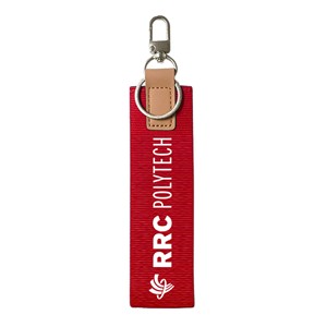KEYCHAIN WEBBING w/WHITE RRC POLYTECH LOGO -  1