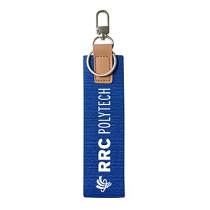 KEYCHAIN WEBBING w/WHITE RRC POLYTECH LOGO -  2