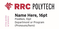 Name Tag Medical Radiologic Technology Student / 2025