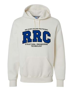 Image of HOODIE UX STRUCTRUAL ENGINEERING TECH w/ROYAL RRC-P  WHITE STITCHIN -  1