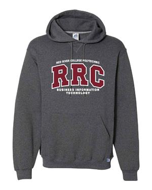 Image of HOODIE UX BIT MAROON RRC-P w/WHITE STITCHING -  1