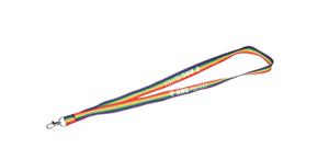 LANYARD RRC-P RAINBOW w/LOBSTER CLIP