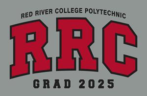 HOODIE UX GRAD 2025 RED RRC-P w/BLACK STITCHING