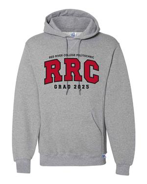 Image of HOODIE UX GRAD 2025 RED RRC-P w/BLACK STITCHING -  1