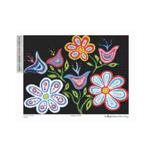 Diamond Art Happy Flower Indigenous Artists