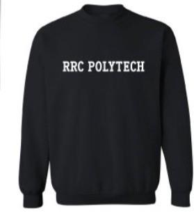 CREW NECK UX w/WHITE COLLEGIATE LOGO