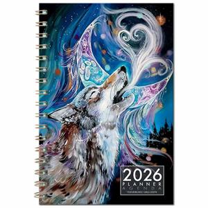 Planner Wolf Moon Indigenous Artist 2026