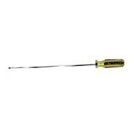General Purpose Cabinet Slotted Screwdriver, 1/8 In Tip Size, 8 1/2 In Overall L