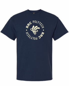 TSHIRT UX w/ CREAM RRC POLYTECH CIRCULAR LOGO - main view