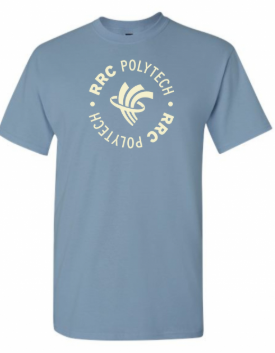 TSHIRT UX w/ CREAM RRC POLYTECH CIRCULAR LOGO -  2