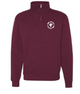 SWEATER UX 1/4 ZIP w/ WHITE RRC POLYTECH CIRCULAR LOGO - main view
