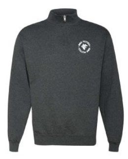 SWEATER UX 1/4 ZIP w/ WHITE RRC POLYTECH CIRCULAR LOGO -  1