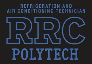 Hoodie Ux Refrigeration And A/C Technician Black Letters Blue Stitching