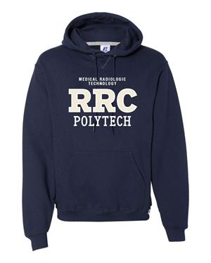 HOODIE UX MED RAD CREAM RRC w/WHITE STITCHING -  1