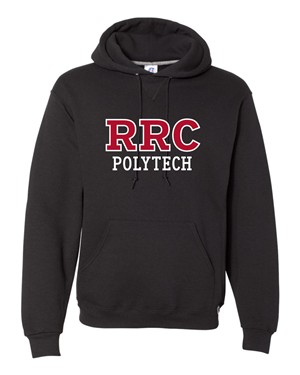 HOODIE UX STANDARD RED RRCP w/ WHITE STITCHING -  1