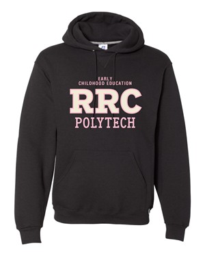 HOODIE UX ECE VIN WHITE RRC-P w/PINK STITCHING -  1