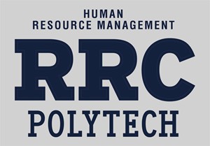 HOODIE UX HUMAN RESOURCE MGMT NAVY RRC-P w/ NAVY STITCHING - main view