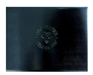 Certificate Holder Castillian Debossed RRC Polytech - main view