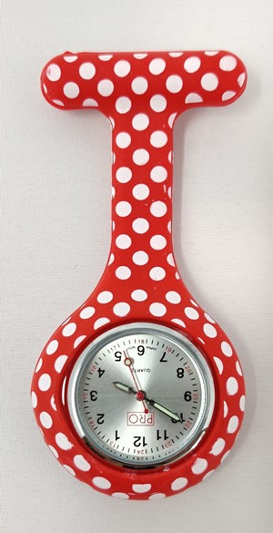 WATCH LAPEL PIN ON/SILICONE NURSE -  1