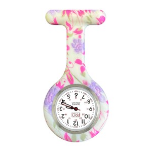 WATCH LAPEL PIN ON/SILICONE NURSE -  2