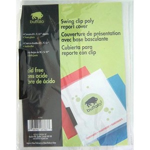 Report Cover Poly Swing Clip - main view