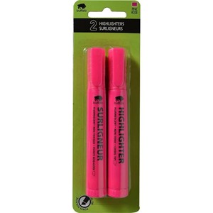 Highlighter Pink Broad Tip 2 Pk - main view