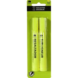 Highlighter Yellow Broad Tip 2 Pk - main view