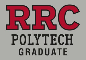 HOODIE UX GRADUATE RED RRC-P w/ BLACK STITCHING - main view