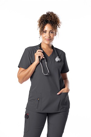 62-4200 - Wm - Scrubs V-Neck Fubu - main view