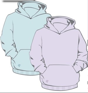 HOODIE w/PUFF EMB. SWOOSH LEFT CORNER HIP POCKET -  1