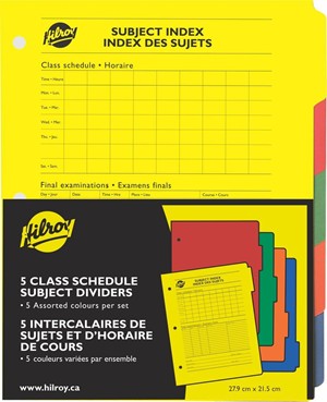 Index Dividers 5 Tab - main view