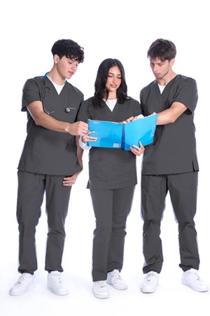 1005 - UX - SCRUBS VNECK TOP CLASSIX -  1